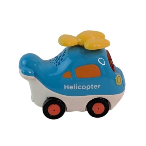 Vtech Go Go Smart Wheels Helicopter Police Car Vehicle Lot of 2 Tested - Picture 10 of 13